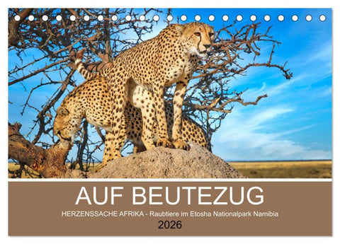 AUF BEUTEZUG (Tischkalender 2026 DIN A5 quer), CALVENDO Monatskalender