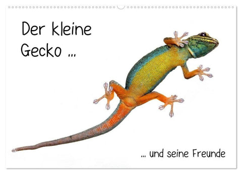 Der kleine Gecko und seine Freunde (Wandkalender 2027 DIN A2 quer), CALVENDO Monatskalender