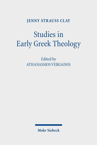 Studies in Early Greek Theology