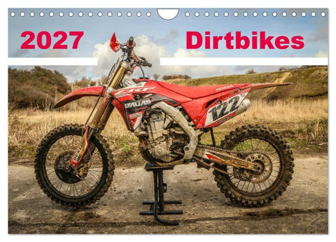 Dirtbikes 2027 (Wandkalender 2027 DIN A4 quer), CALVENDO Monatskalender