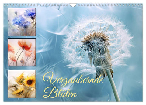 Verzaubernde Blüten (Wandkalender 2027 DIN A3 quer), CALVENDO Monatskalender