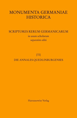 Die Annales Quedlinburgenses