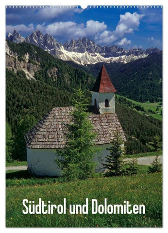 Südtirol und Dolomiten (Wandkalender 2027 DIN A2 hoch), CALVENDO Monatskalender