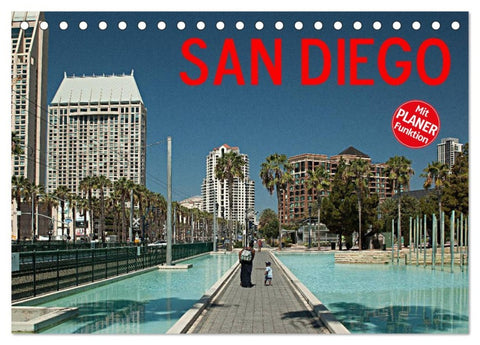 San Diego (Tischkalender 2026 DIN A5 quer), CALVENDO Monatskalender
