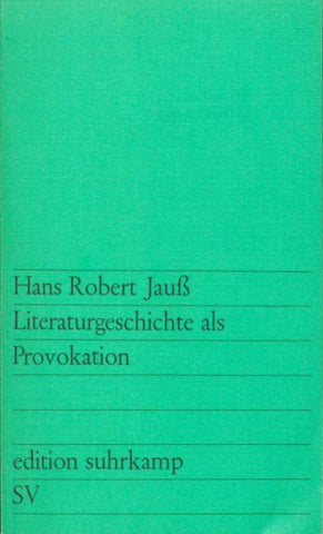 Literaturgeschichte als Provokation