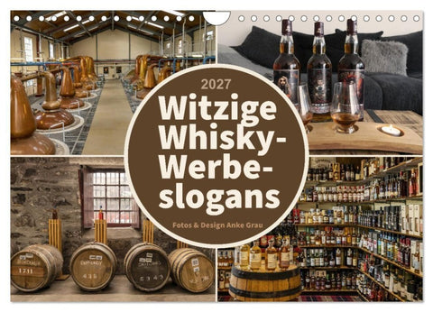 Witzige Whisky-Werbeslogans (Wandkalender 2027 DIN A4 quer), CALVENDO Monatskalender