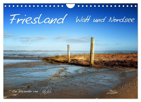 Friesland - Watt und Nordsee / CH-Version (Wandkalender 2027 DIN A4 quer), CALVENDO Monatskalender