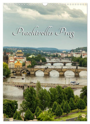 Prachtvolles Prag (Wandkalender 2026 DIN A3 hoch), CALVENDO Monatskalender