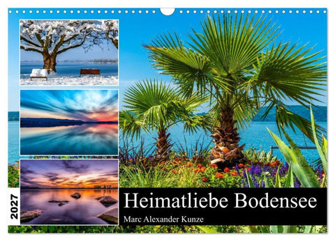 Heimatliebe Bodensee (Wandkalender 2027 DIN A3 quer), CALVENDO Monatskalender