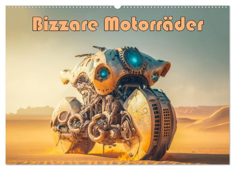 Bizzare Motorräder (Wandkalender 2026 DIN A2 quer), CALVENDO Monatskalender