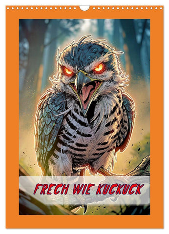 Frech wie Kuckuck (Wandkalender 2027 DIN A3 hoch), CALVENDO Monatskalender