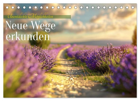 Neue Wege erkunden (Tischkalender 2027 DIN A5 quer), CALVENDO Monatskalender