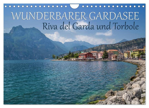 WUNDERBARER GARDASEE Riva del Garda und Torbole (Wandkalender 2026 DIN A4 quer), CALVENDO Monatskalender