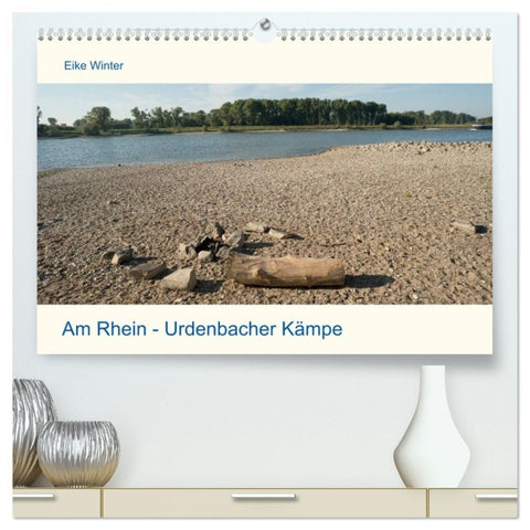 Am Rhein - Urdenbacher Kämpe (hochwertiger Premium Wandkalender 2026 DIN A2 quer), Kunstdruck in Hochglanz