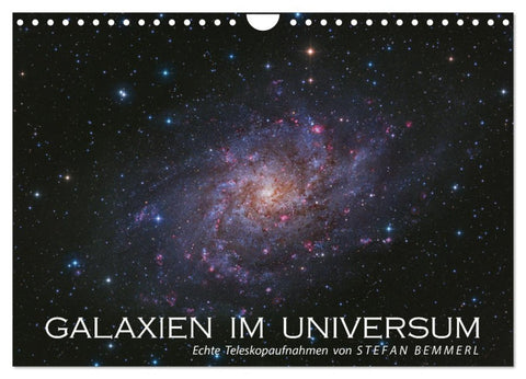 Galaxien im Universum (Wandkalender 2026 DIN A4 quer), CALVENDO Monatskalender
