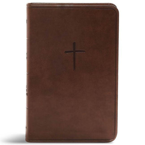 KJV Compact Bible, Value Edition, Brown Leathertouch