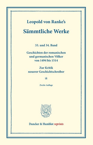 Sämmtliche Werke.