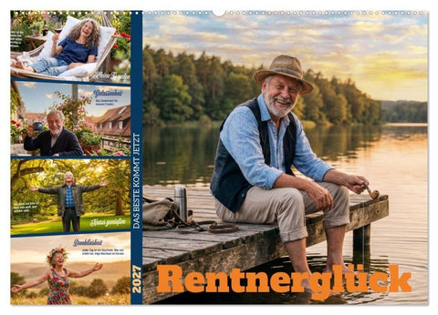 Rentnerglück (Wandkalender 2027 DIN A2 quer), CALVENDO Monatskalender