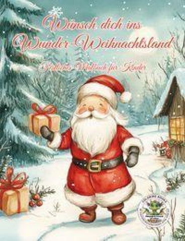 Wünsch dich ins Wunder-Weihnachtsland ... Festliches Malbuch für Kinder