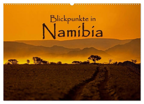 Blickpunkte in Namibia (Wandkalender 2027 DIN A2 quer), CALVENDO Monatskalender