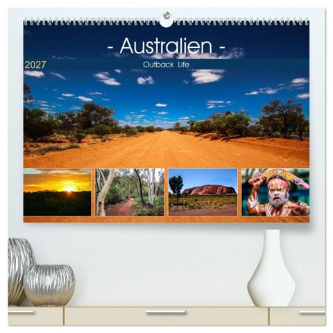 Outback Life - Australien (hochwertiger Premium Wandkalender 2027 DIN A2 quer), Kunstdruck in Hochglanz