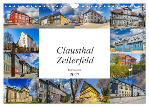 Clausthal Zellerfeld Impressionen (Wandkalender 2027 DIN A4 quer), CALVENDO Monatskalender