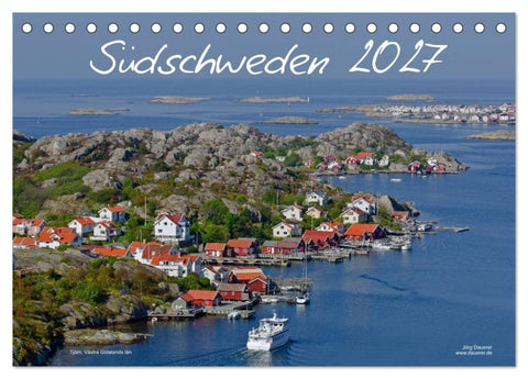 Südschweden (Tischkalender 2027 DIN A5 quer), CALVENDO Monatskalender