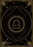 Edles Notizbuch Sternzeichen Waage | Designed by Alfred Herler