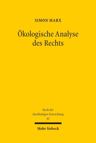 Ökologische Analyse des Rechts