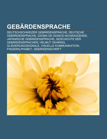 Gebärdensprache