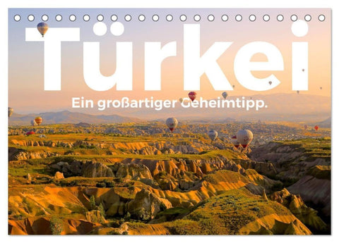 Türkei - Ein großartiger Geheimtipp. (Tischkalender 2027 DIN A5 quer), CALVENDO Monatskalender
