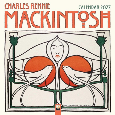 Charles Rennie Mackintosh 2027 – Original Flame Tree Publishing-Kalender [Kalender]