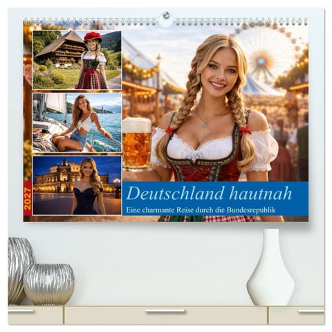 Deutschland hautnah (hochwertiger Premium Wandkalender 2027 DIN A2 quer), Kunstdruck in Hochglanz