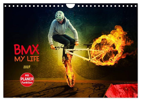BMX My Life (Wandkalender 2027 DIN A4 quer), CALVENDO Monatskalender