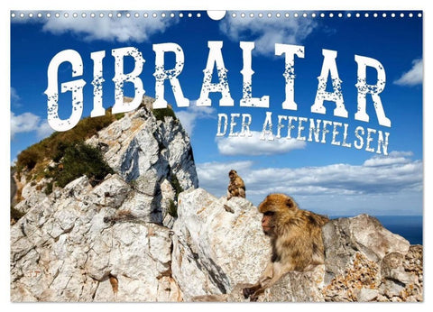 Gibraltar - der Affenfelsen (Wandkalender 2027 DIN A3 quer), CALVENDO Monatskalender