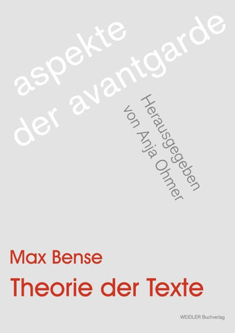 Theorie der Texte