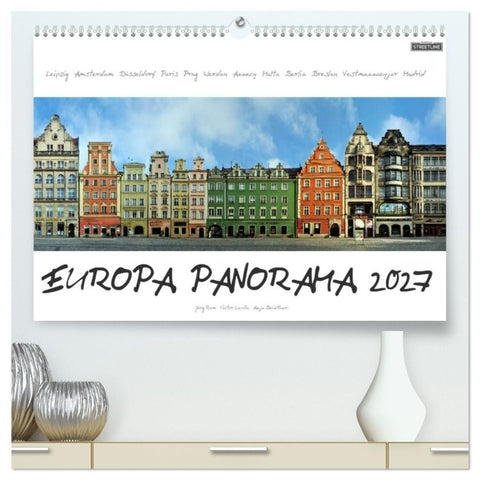 Europa Panorama 2027 (hochwertiger Premium Wandkalender 2027 DIN A2 quer), Kunstdruck in Hochglanz