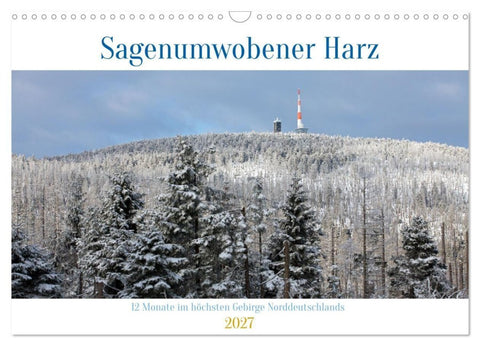 Sagenumwobener Harz (Wandkalender 2027 DIN A3 quer), CALVENDO Monatskalender