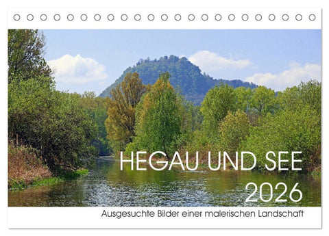 Hegau und See (Tischkalender 2026 DIN A5 quer), CALVENDO Monatskalender