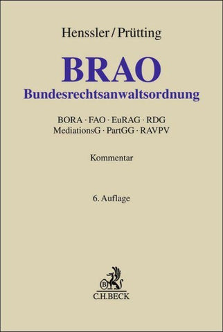 Bundesrechtsanwaltsordnung. BRAO