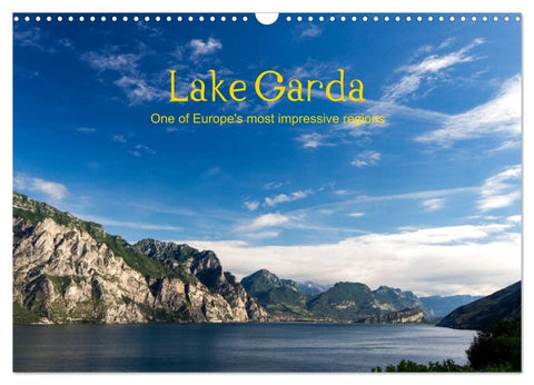 Lake Garda / UK-Version (Wall Calendar 2026 DIN A3 landscape), CALVENDO 12 Month Wall Calendar