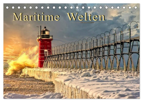 Maritime Welten (Tischkalender 2027 DIN A5 quer), CALVENDO Monatskalender