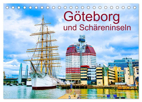 Göteborg und Schäreninseln (Tischkalender 2026 DIN A5 quer), CALVENDO Monatskalender