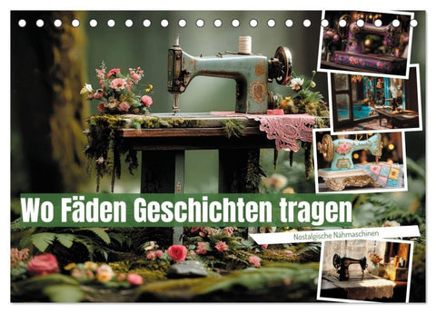 Wo Fäden Geschichten tragen (Tischkalender 2027 DIN A5 quer), CALVENDO Monatskalender