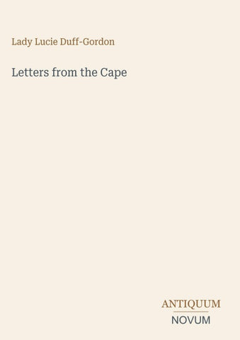 Letters from the Cape