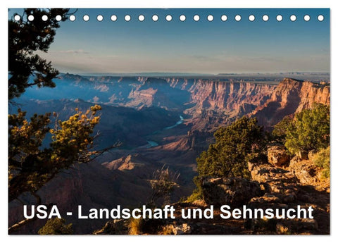 USA - Landschaft und Sehnsucht (Tischkalender 2026 DIN A5 quer), CALVENDO Monatskalender