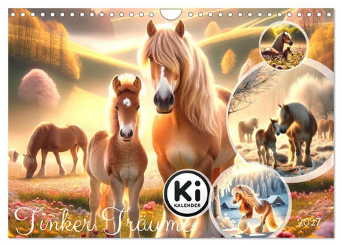 Tinker Träume - Ein Jahr auf zauberhaften Weiden (Wandkalender 2027 DIN A4 quer), CALVENDO Monatskalender