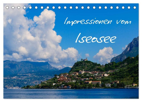 Impressionen vom Iseosee (Tischkalender 2027 DIN A5 quer), CALVENDO Monatskalender