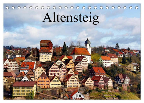 Altensteig (Tischkalender 2027 DIN A5 quer), CALVENDO Monatskalender