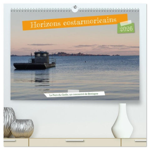 Horizons costarmoricains  (Calendrier mural 2026 DIN A2 vertical) calendrier de bureau